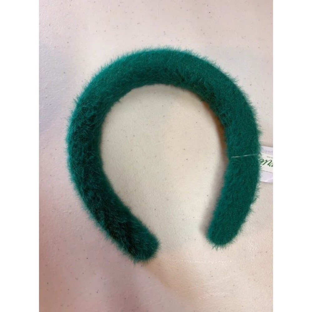 New aerie fuzzy green headband